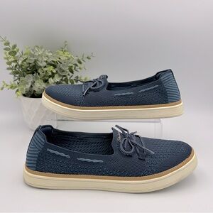 Skechers Women’s Boat Coastal Drive Boat Blue Memory Foam Shoes Size 8